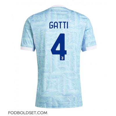 Juventus Federico Gatti #4 Udebanetrøje 2025-26 Kortærmet Juventus Federico Gatti #4 Udebanetrøje 2025-26 Kortærmet